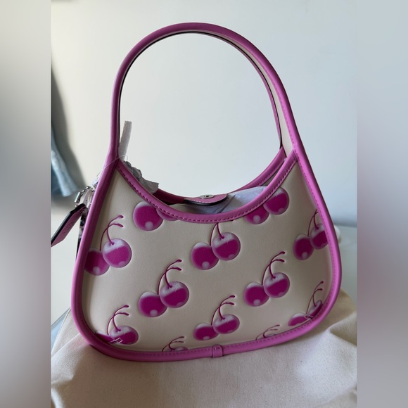 Coachtopia Pink Cherry Ergo Leather Bag - Picture 5 of 10